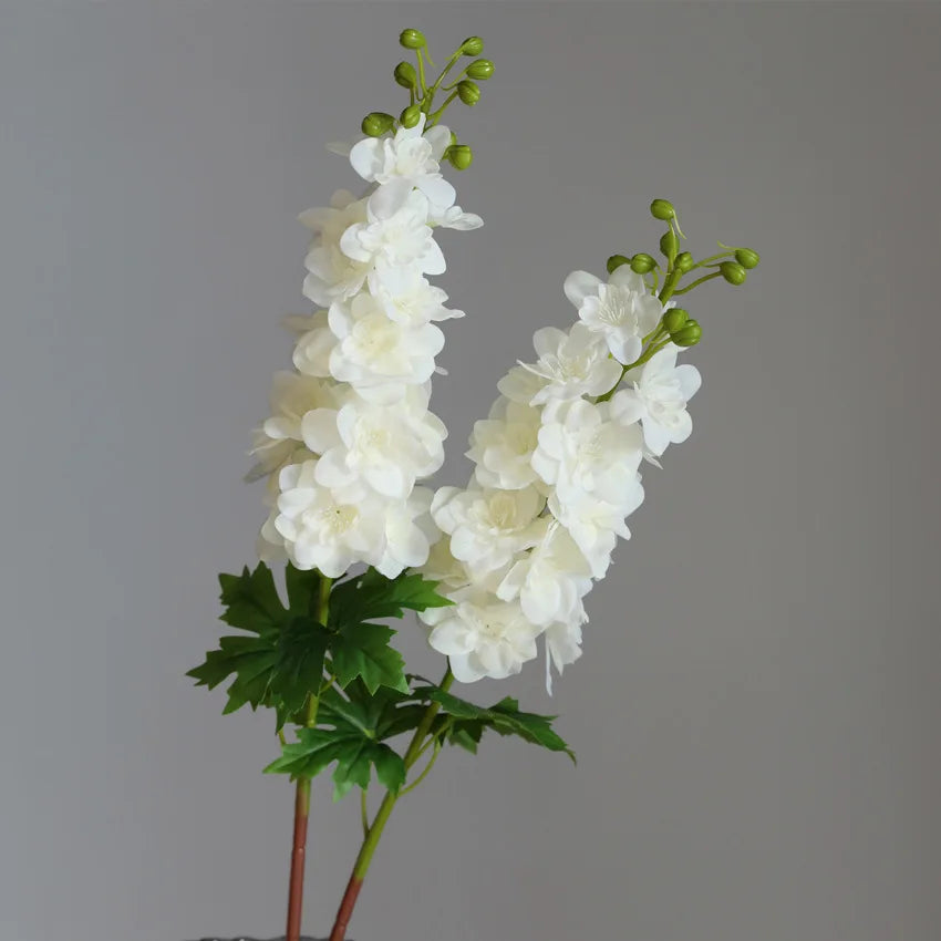 YH026 Wholesale Delphinium  Artificial Flower Blue Delphinium Flower Real Touch Delphinium Flowers for Wedding Home Decoration