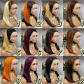 Letsfly Free Shipping 10A 13x4 Frontal Lace Wig Colored Straight Human Hair 200% Density Bob Wigs