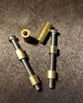 Loveless Bolts Hilt Rivet Straight Blade Handle Screw Lock Buckle Brass/Stainless Steel Tool Handle Fasteners for Knife Maker