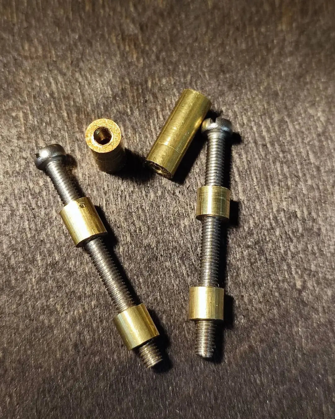 Loveless Bolts Hilt Rivet Straight Blade Handle Screw Lock Buckle Brass/Stainless Steel Tool Handle Fasteners for Knife Maker