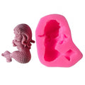 Hengya  Lovely Mermaids Shape 3D Silicone Cake Mold Cake Tools