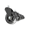Modern School Living Room Hotel Office Chair Caster Wheels Replacement with PU Material and Roller Bearing MegaBDM