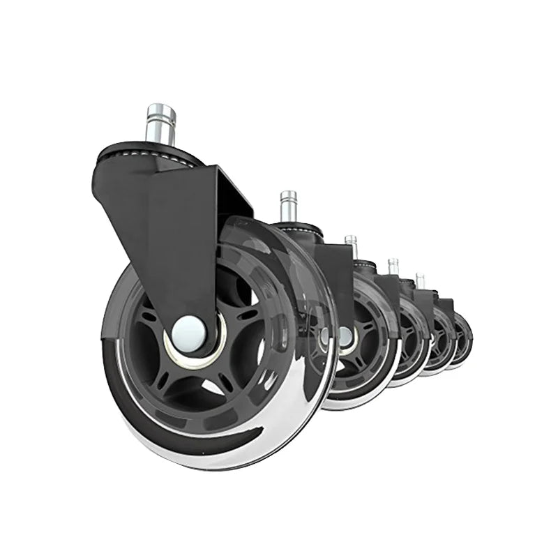 Modern School Living Room Hotel Office Chair Caster Wheels Replacement with PU Material and Roller Bearing MegaBDM