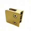 Y L Glass Clamp 304 Glass Clamps Gold Square  Mount Design Clamp