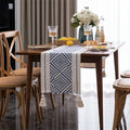 New Wholesale Boho Wedding Luxury Decoration Printed Cotton Woven Handmade Farmhouse Nordic Home Coffee Dining Table Runner