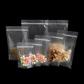 24x33cm Big Size Bolsas Plasticas Transparent Food Packaging Bag Plastic Zip Lock Clear Stand up Pouch for Snack Nut