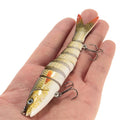 Fishing Lures Factory Price 19g 135mm Colorful Hard ABS Material Swimbait Wobblers Multi Jointed Lure for Freshwater