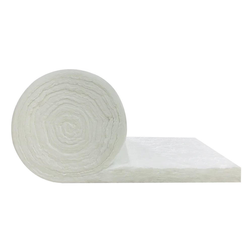 ASTM UL Formaldehyde Free White Fiberglass Wool Blankets Fireproof Soundproof Insulation Glass Fiber Wool Blanket Rolls