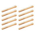 WSD WP17 Tig Torch Head TIG Torch Parts 10pcs/set Including 10N24 3/32\" 2.4mm Collet Consumables Copper Welding Accessories