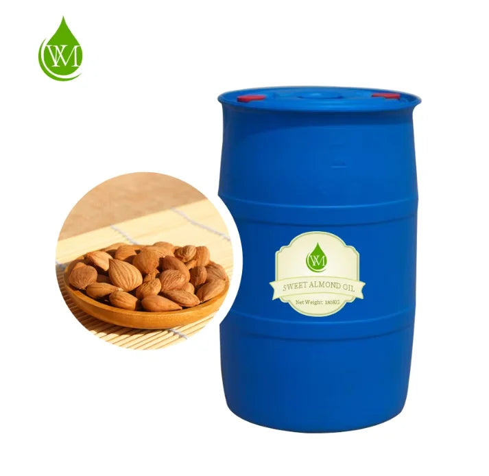 Factory Wholesale 100% Pure Cold Pressed Carrier Oil Sweet Almond Essential Oil for Beauty Hair Care