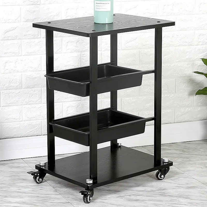 S.W Beauty Small Bubble Desktop Instrument Base Beauty Salon Metal Trolley case for Metal Trolley Cart