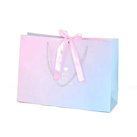 Factory Direct Wholesale Luxury Ins Style Paper Shopping Bags with Cheaper Price