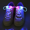 New Design Silicone Shoelace Colorful Flashing Shoe Strings LED Luminous Shoelaces Without Tying