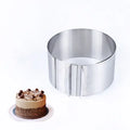 Wholesale Stainless Steel 6 to 12 Inch Adjustable Cake Ring Mousse Mold