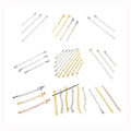 10-100pcs/bag Stainless Steel Jewelry Findings Necklace Extender Chain With Tags and Lobster Clasp Bracelet Extended Tail Chain