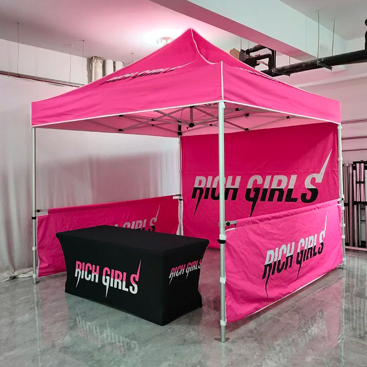 Sunshine Europe United States Fashion Black 3x3m Trade Show Tent logo Custom Canopy Tent