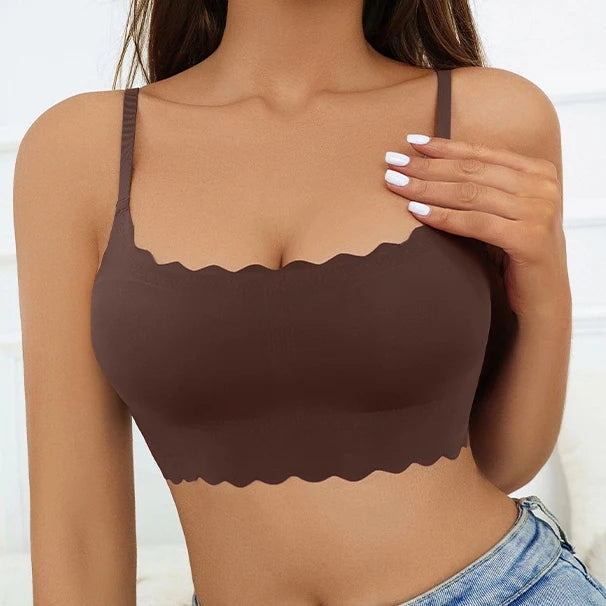 Ladymate ODM/OEM Woman Seamless One Piece Bralette Daily Soft Bra Women Wireless Laser Bonded Bra Everyday Comfort Seamless Bra