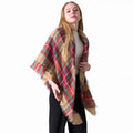 Hot Sale Wholesale Woman Winter Colorful Plaid Lady India Pashmina Scarf Shawl MegaBDM