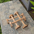 Wholesale Portable Home Workout Calisthenics Equipment Wooden Parallel Bars Push up Bar Wooden Dip Stands for Fitness Training
