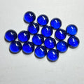 Synthetic Spinel Round Cabochon 3mm-10mm Sizes Green Emerald Blue Spinel Gemstone