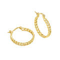 Duyizhao Ins Chain Exaggerated Personality Earrings Brass Plated Gold Earrings for Women