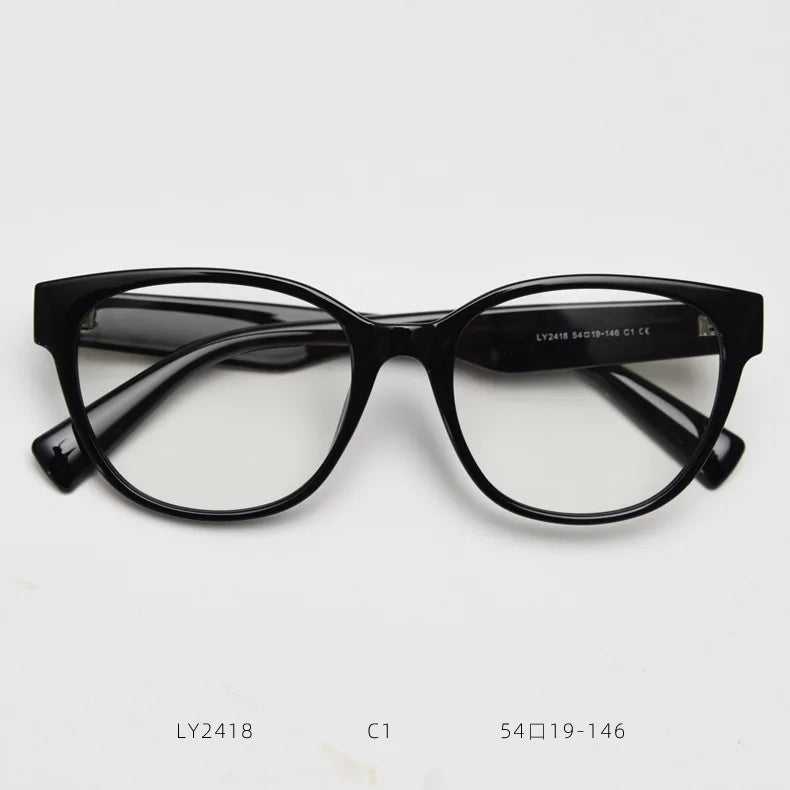 2025 Transparent Eyeglasses Frames TR90 Fashion Popular Anti Blue Light Computer Gaming Women's Glasses Without Prescription