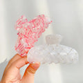 Wholesale Women Hair Accessories Ins Korean Hair Clips Large Acrylic Pearls Elegant Hair Claw