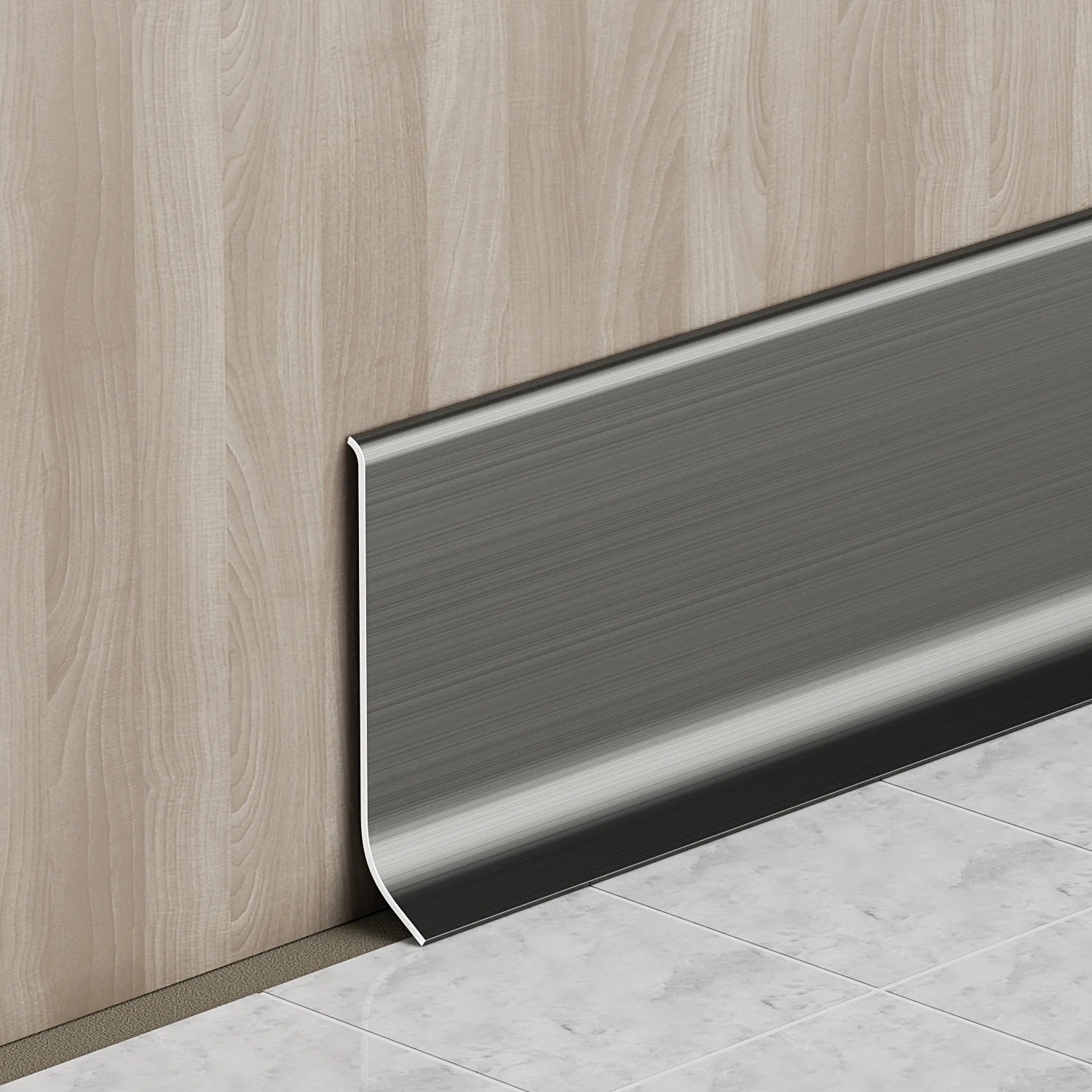 Drop Shipping Skirting Board Stainless Steel Decor Skirting Floor Wall Ceiling Edged Lines Skirting Baseboard