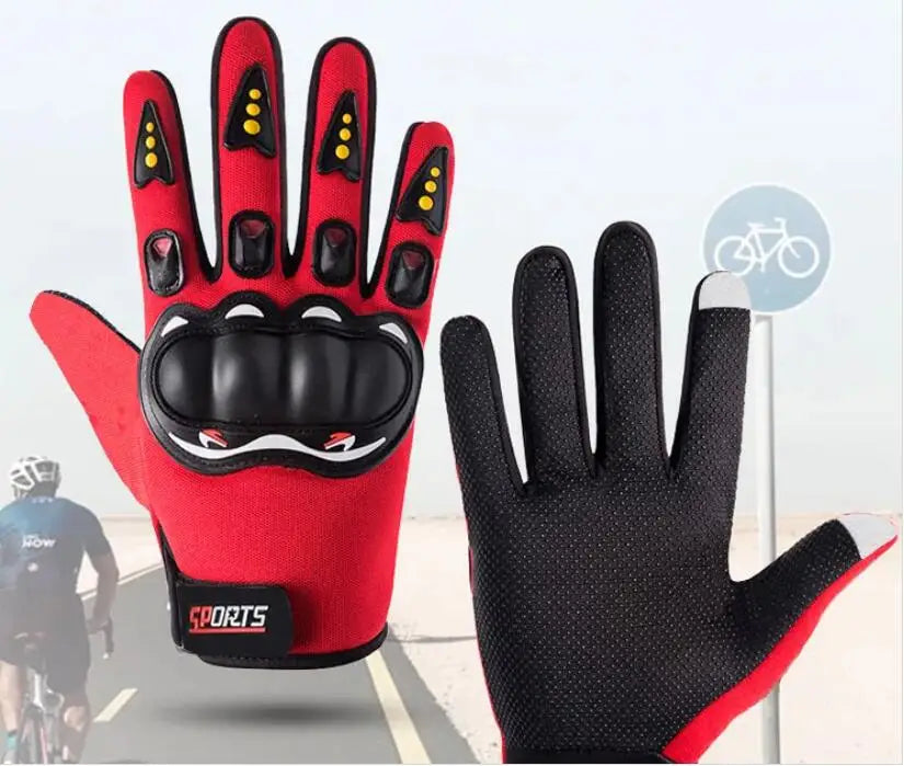 Racing Glove Full Finger Breathable Motorcycle Gloves Summer Touch Screen Riding Motocross Gloves
