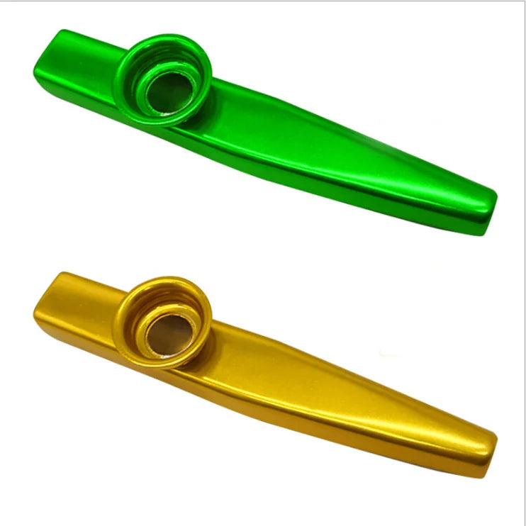Metal Kazoo Flute Guitar Ukulele Companion Card Group Flute Wholesale Specials Multi-color Optional