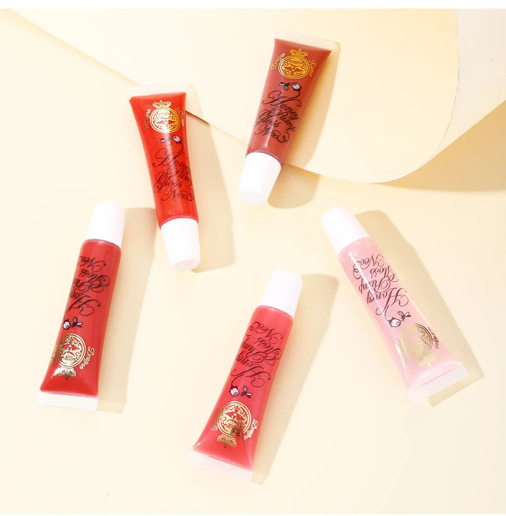 Wholesale Private Label 12 Colors Lip Gloss Mirror Lip Glazes