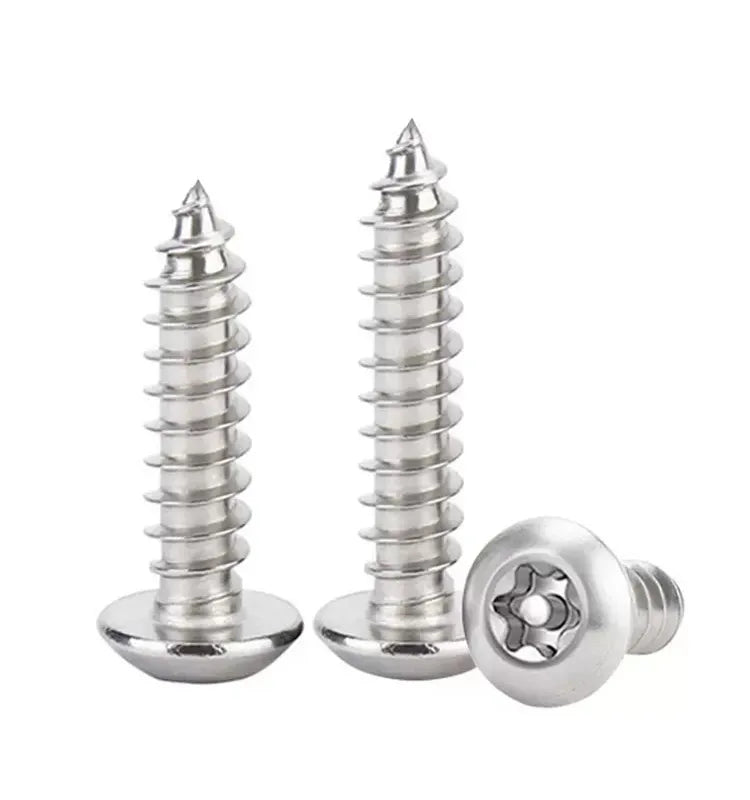 ST2.9 ST3.5 ST3.9 ST4.2 ST4.8 Self Tapping Screws Stainless Steel Six-Lobe Round Head Torx Screws