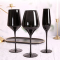 Highball Glass with Customized Logo Colored Crystal Wine Whiskey Black Water Glass