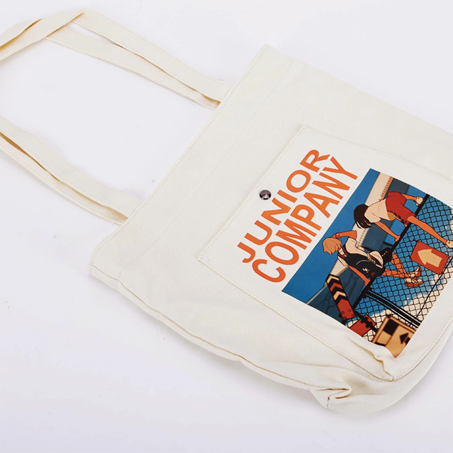 Customized Canvas Zipper Bag Wholesale High Quality Mini Canvas Bag Fashion Heavy Canvas Tote Bag