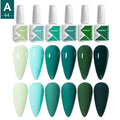 JTING Free Shipping 6colours Nail Kit Professional Uv Gel Gel Polish Personalizado OEM Make Your Own Brand Nails Supplies Salon
