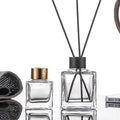Custom Colorful Diffuser Bottles Reed Diffuser Glass Bottle square Oil Glass Bottle