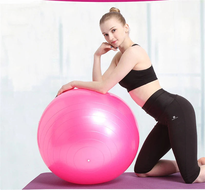Custom Hot Sales PVC Yoga Ball 45cm 55cm 65cm 75cm 85cm 95cm Eco-friendly ExercisePilates Gym Ball MegaBDM