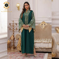 Zaynab Evening Dress Women Dress Muslim Saudi Arabia Kimono Belted Abaya Open Wholesale Fashion Jalabiya Evening Dress