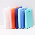 Portable Square Custom Logo Printing PP Material Mini Pump Sprayer 20ml Empty Credit Perfume Bottle for Liquid Packing
