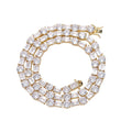 BC214  6mm 16"18" 20"  Tennis Chain Iced Out Brass Prong Setting CZ Necklace Cubic Zircon Bling Bling Jewelry