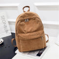 Customizable Casual Blue Retro Style Elegant Modern Medium Beautiful Corduroy Back Pack for University Girl