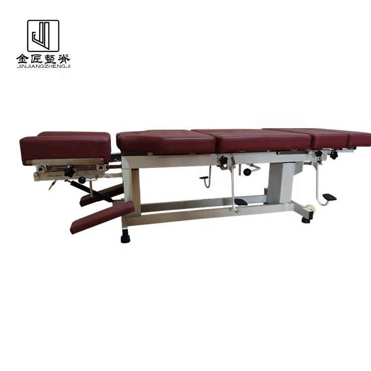 A1501 Hospital Cheap Traditional Metal Chiropractic Examination Table Massage Bed for Hotel Gym Use
