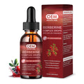 OEM Berberine HCL Liquid Drops Supplement 1200mg Berberine Root with Ceylon Cinnamon Supports Immune System Heart Health
