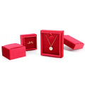 Wholesale Small Portable Velvet Flannel Engagement Ring Box Fine Jewelry Packaging for Weddings Square Pattern