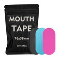 Anthrive Custom Logo Printed 38*76mm Rayon Waterproof Adhesive Patch Precut Anti Snore Mouth Tape for Sleeping