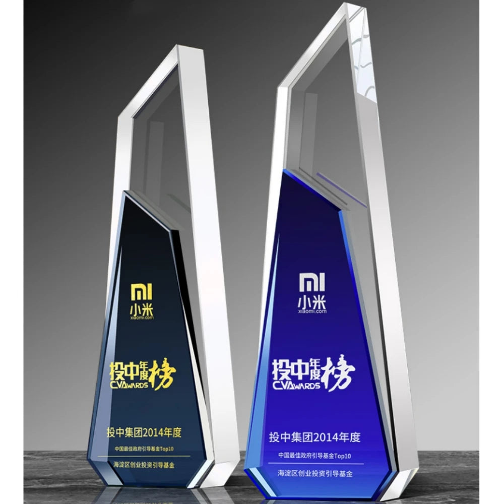 ADL New Factory Crystal Awards Crystal Engraved Glass Trophy Awards Award for Souvenir Custom Trophy Custom Music Trophies