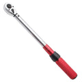 YUHANG 1/4-Inch Carbon Steel Drive Click Torque Wrench CE Certified 3-Year Warranty Fixed Square Head Red Color (5-25 Nm) OEM