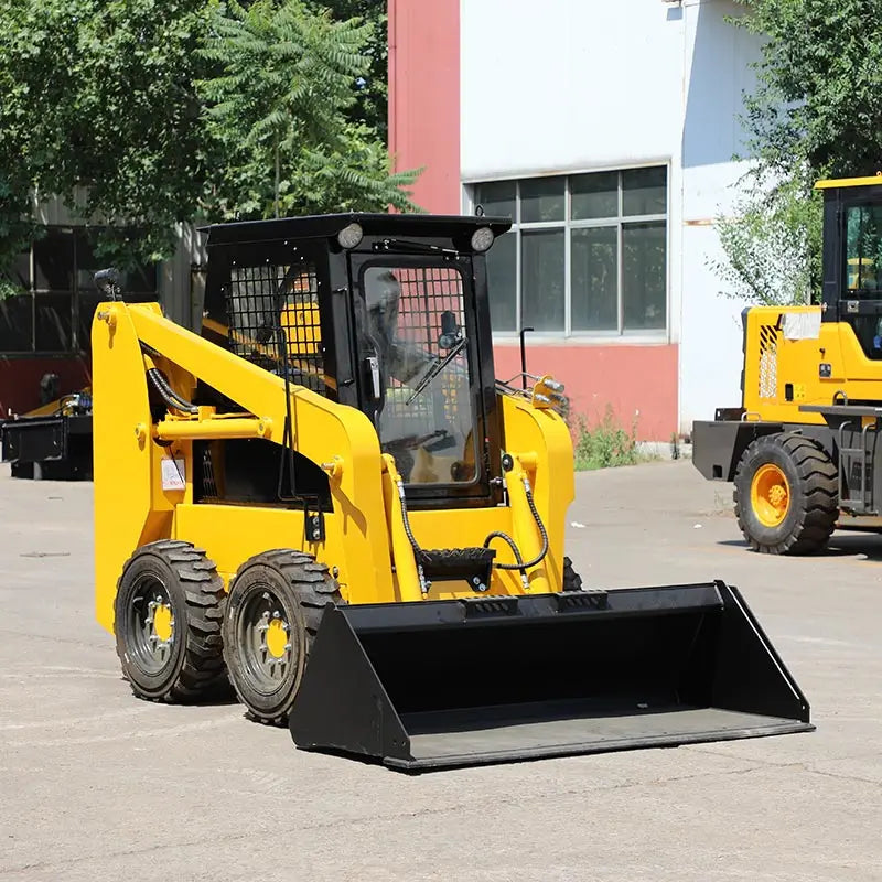Euro5 EPA Length With Bucket 3500 mm Rated Power 55 kw SH70T Mini Loader Skid Steer Loader With Cabin