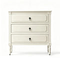 Traditional Solid Wood Living Room Furniture Bed Side Cabinet with 3 Drawers for Storage