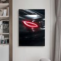JZ Kids Room Large Lighted Home Decor Artwork Canvas Print Car Poster Illuminated Painting 3D Led Wall Art Decor
